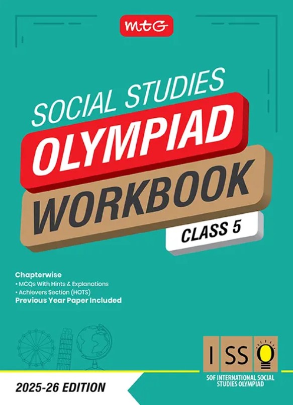 MTG International Social Studies Olympiad (ISSO) Workbook for Class 5 - SOF Olympiad Preparation Books | 2025-2026 Edition